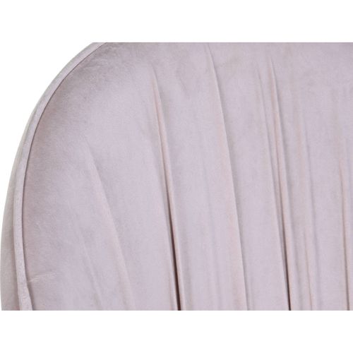 Chaise De Cuisine Velours Rose Et Pieds Élégants