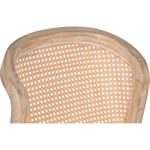 Chaise De Cuisine Élégante En Polyester Gris Et Bois