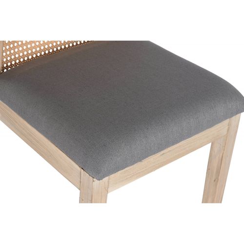 Chaise De Cuisine Design Contemporain En Polyester Gris