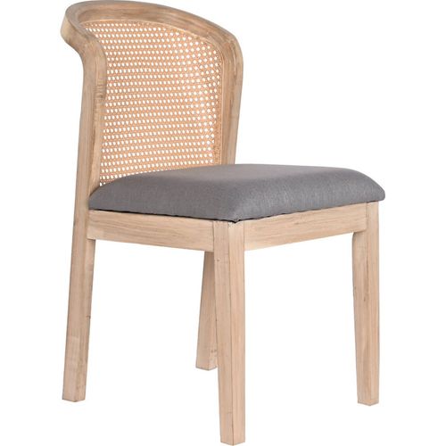 Chaise De Cuisine Design Contemporain En Polyester Gris