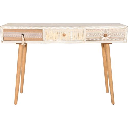 Console Chic Blanche Épicéa Pour Élégance Entrée