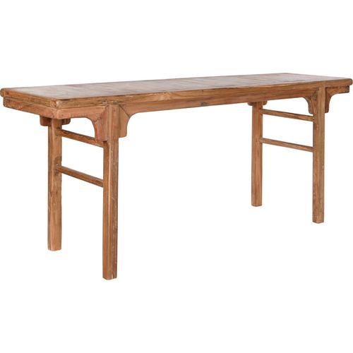 Console Élégante En Teck Pour Une Entrée Naturelle