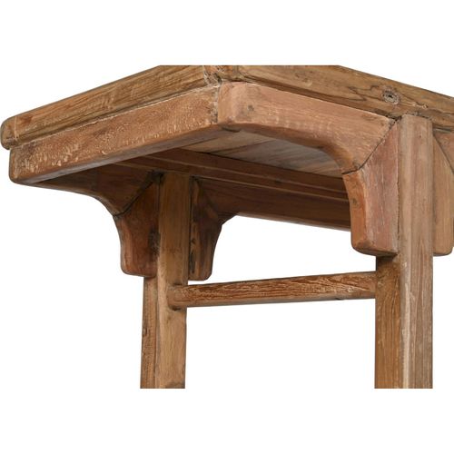 Console Élégante En Teck Pour Une Entrée Naturelle