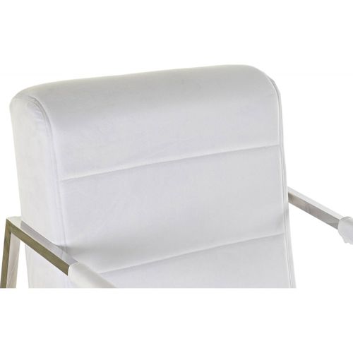 Fauteuil Blanc Design Et Confort En Acier Élégant