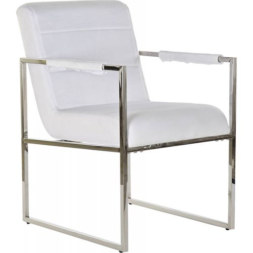 Fauteuil Blanc Design Et Confort En Acier Élégant