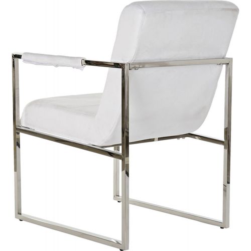 Fauteuil Blanc Design Et Confort En Acier Élégant