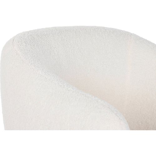 Fauteuil Borreguito Blanc Élégant Et Confort