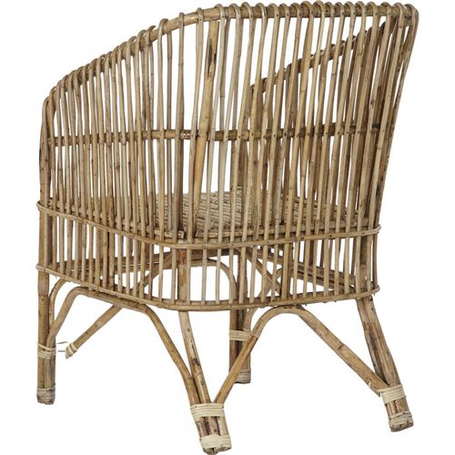 Fauteuil Élégant Rotin Naturel Pour Salon Cosy