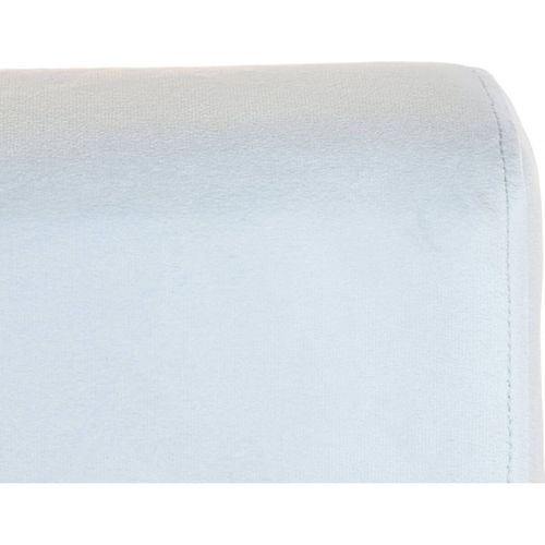 Fauteuil Élégance Velours Bleu Ciel Pour Salon Chic