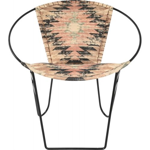 Fauteuil Design Kilim Coloré Et Métal Pour Intérieur Unique