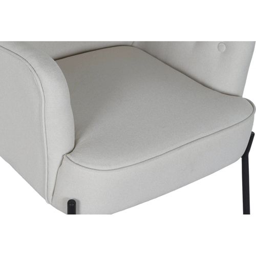 Fauteuil Design Beige Élégance Contemporaine