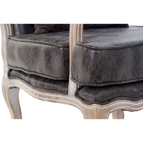 Fauteuil Vintage Marron Pour Un Intérieur Avec Cachet