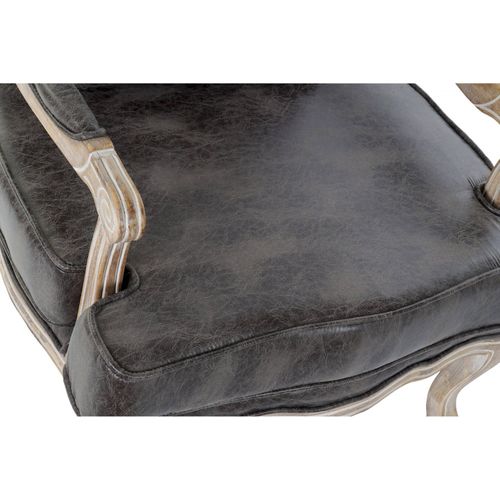 Fauteuil Vintage Marron Pour Un Intérieur Avec Cachet