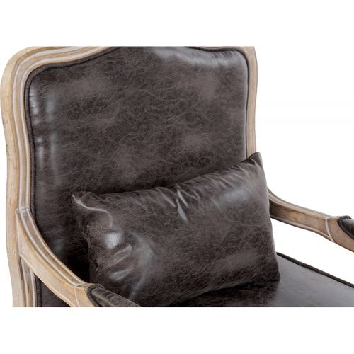 Fauteuil Vintage Marron Pour Un Intérieur Avec Cachet