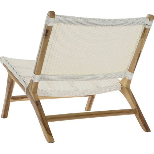Fauteuil En Teck Blanc Pour Une Élégance Moderne
