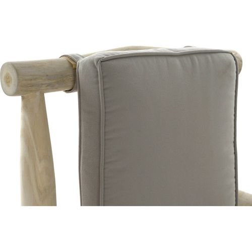 Fauteuil Élégant Teck Gris Clair Pour Intérieur Chic.