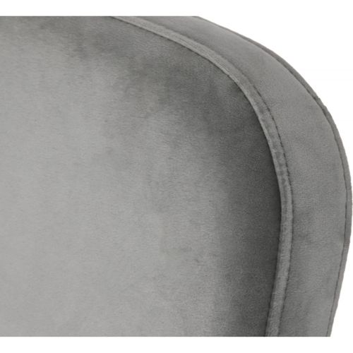 Fauteuil Gris Élégant Et Confortable En Polyester