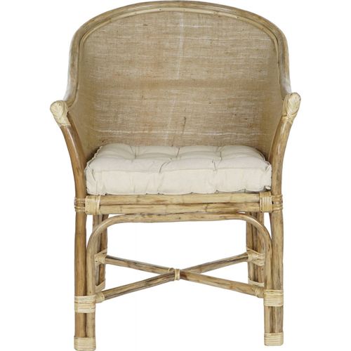 Fauteuil Rotin Et Coton Élégance Intemporelle