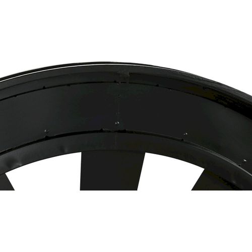 Horloge Murale Patère Style Industriel Argenté Élégant