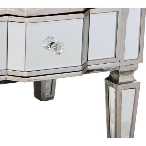 Meuble TV Argenté Élégant Et Design Pour Salon