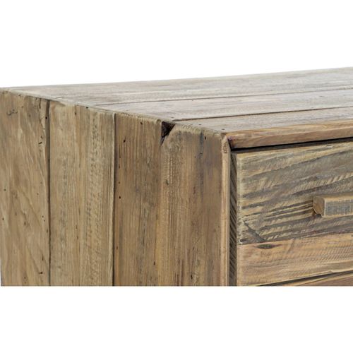 Meuble TV Élégance Pin Vieilli Style Intemporel