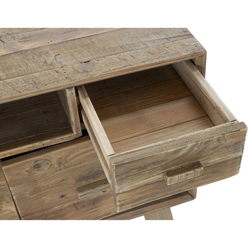 Meuble TV Élégance Pin Vieilli Style Intemporel