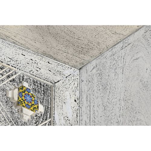 Meuble TV Élegant Motifs Céramique Colorés