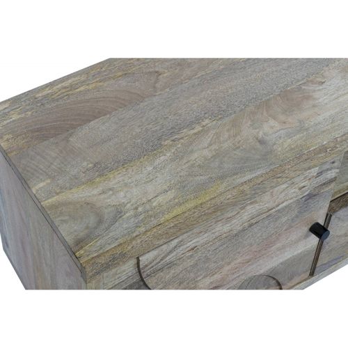 Meuble TV Bois Massif Chic Pour Salon Moderne