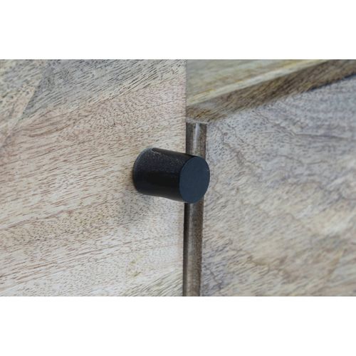 Meuble TV Bois Massif Chic Pour Salon Moderne