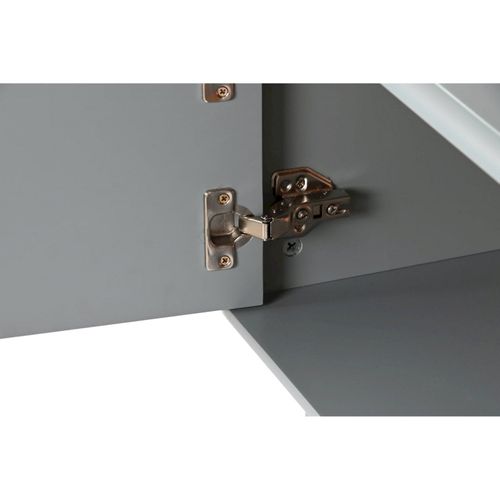 Meuble TV Élégant Bleu En Finition Bois Pour Salon Moderne