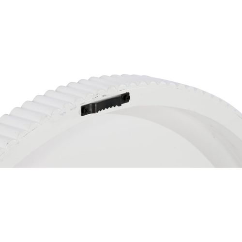 Miroir Blanc Métal Design Épuré Pour Déco Moderne