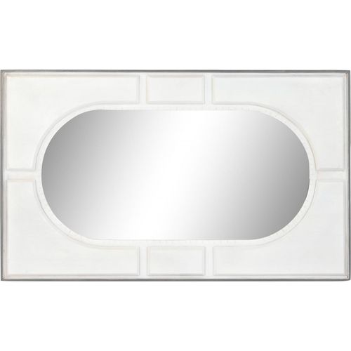 Miroir Design Blanc Élégant Pour Intérieur Chic