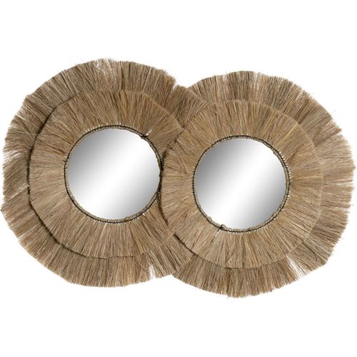 Miroir Élégance Rustique En Jute Et Verre