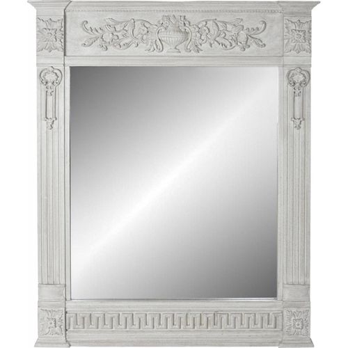 Miroir Élégance Bois Gris Mango Pour Intérieur Chic