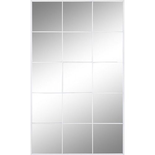 Miroir Effet Fenêtre Blanc Pour Déco Élégante