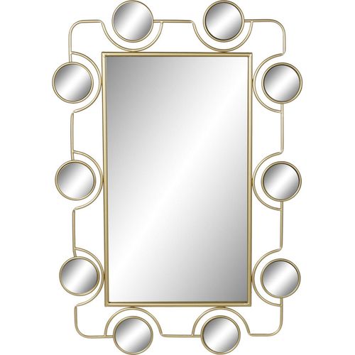 Miroir Élégance Dorée Pour Déco Chic Contemporaine