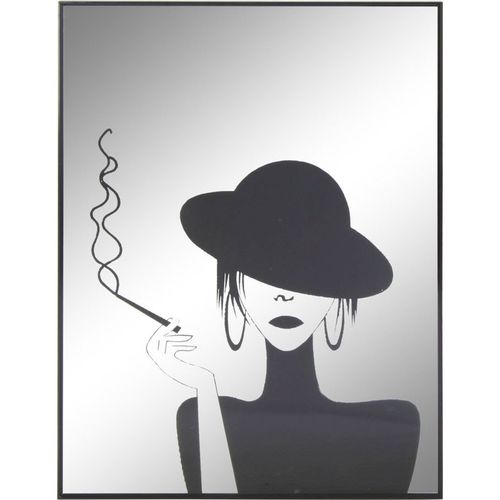 Miroir Élégance Féminine En Noir Pour Déco Chic