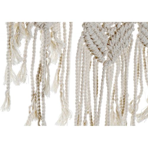 Miroir En Coton Blanc Macramé Pour Une Touche Bohème