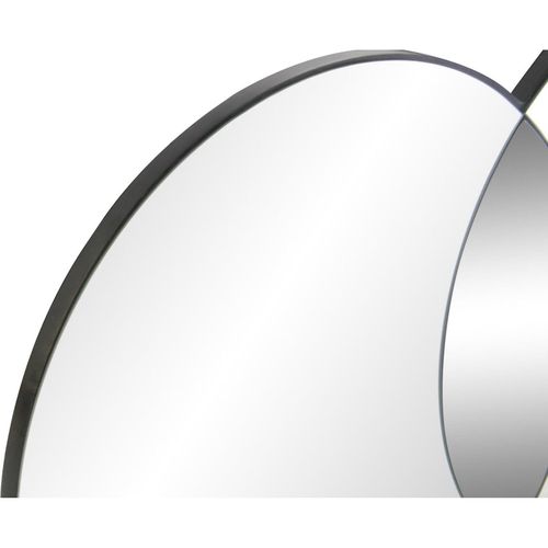 Miroir Élégant En Verre Noir Pour Une Déco Chic