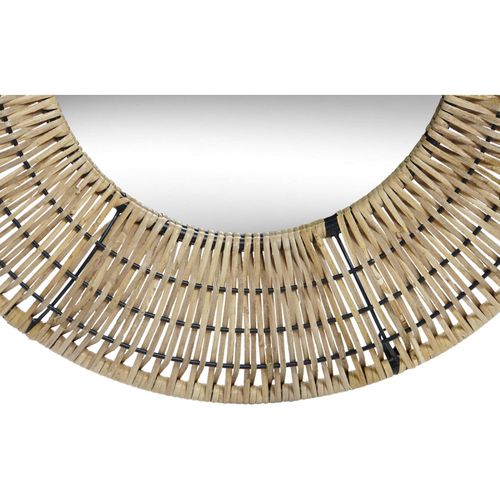 Miroir En Rotin Brun Pour Une Déco Naturelle Et Chic