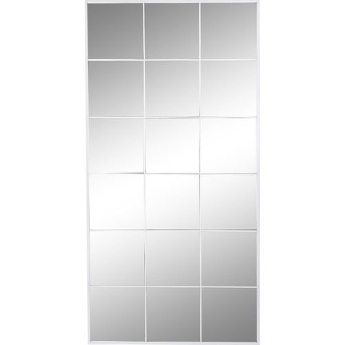 Miroir Mural Blanc Effet Ouverture Lumineuse