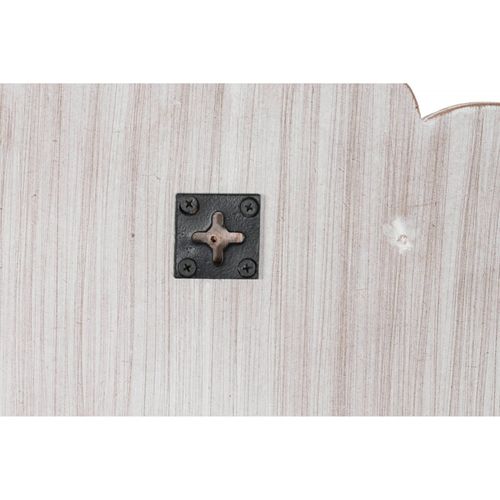 Miroir Élégant En Verre De Mangue Blanc Naturel