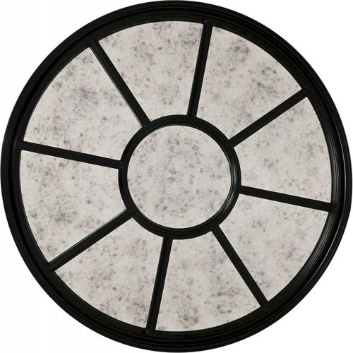 Miroir Élégant Et Décoratif En Bois Noir Pour Intérieur Chic