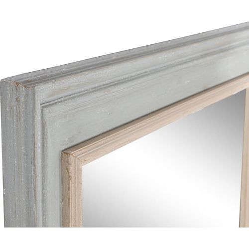 Miroir Élégant En Bois Gris Pour Intérieur Moderne