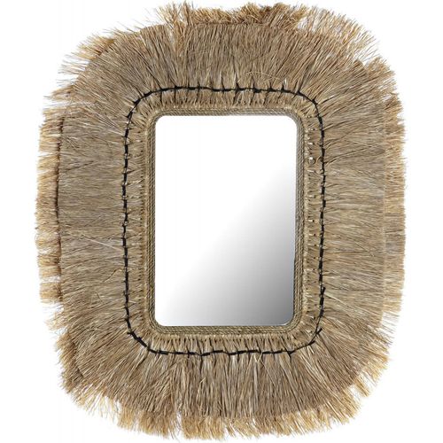 Miroir Élégant En Jute Pour Une Déco Naturelle