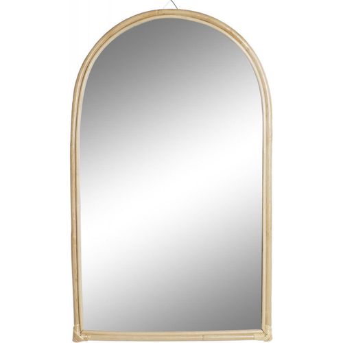 Miroir En Bambou Pour Élégance Naturelle Et Sobre
