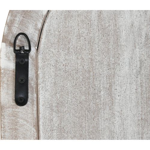 Miroir Style Fenêtre En Bois Blanc Élégant