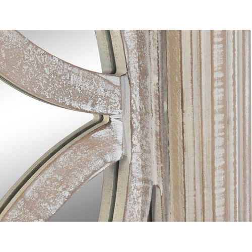 Miroir Style Fenêtre En Bois Blanc Élégant