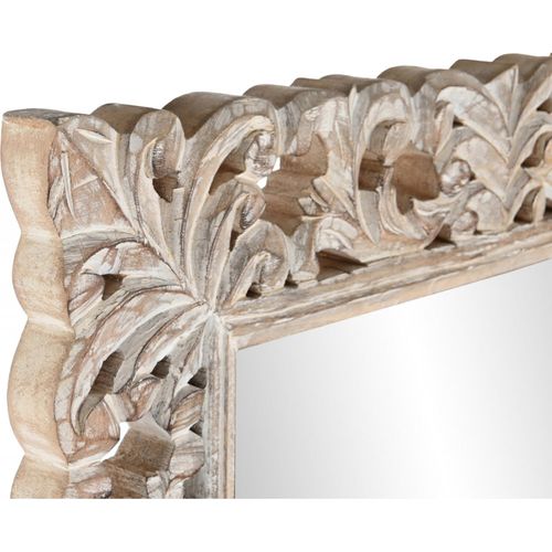 Miroir Mural Élégance Blanche Et Naturelle