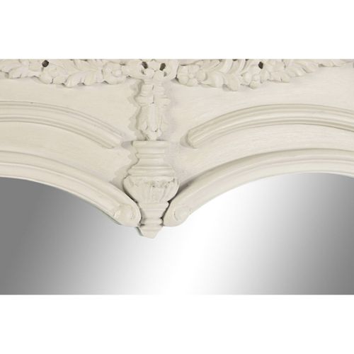 Miroir Mural Élégant En Bois Gris Pour Intérieur Chic